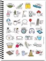 Hisli Şeyler 18.5x25 Çizgili Defter - Life Is Şort - Görsel 2