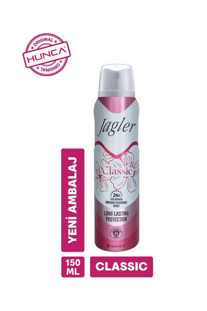 hunca-classic-kadin-deodorant-150-ml-67fcef9f6c683.jpg Hunca Classic Kadın Deodorant 150 Ml - Görsel 1