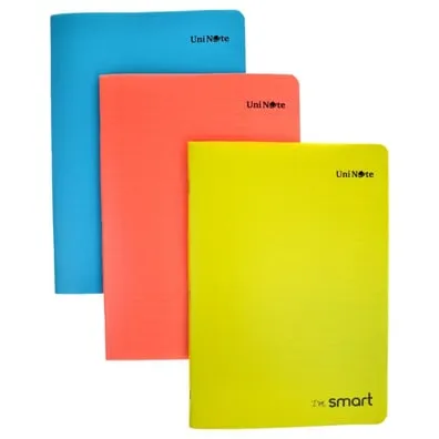 image_1950-159.webp Çınar Uninote A4 40 Yaprak Plastik Kapak Dikişli Defter Kareli - Görsel 1