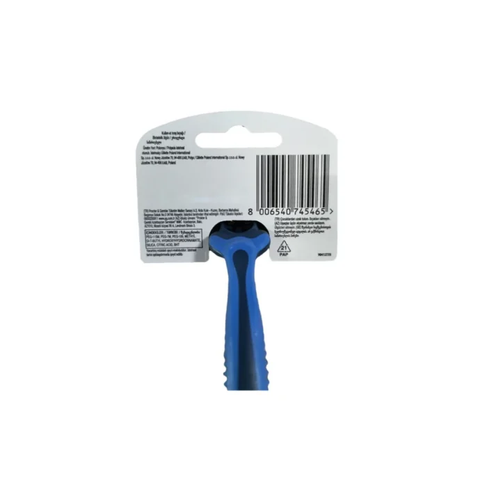 Jilet Blue 3 Plus Comfort Tıraş Bıçağı 10 Adet – 3 Bıçaklı Ergonomik Saplı Erkek Tıraş Bıçağı Seti - Görsel 3