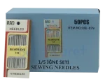 Alsen Needles Kartela  İğne Seti 1/5 10lu Paket 50 Adet
