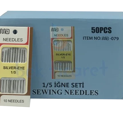 Alsen Needles Kartela  İğne Seti 1/5 10lu Paket 50 Adet