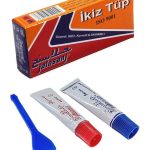 İran Yapıştırıcısı 18 gr İkiz Tüp 1 Adet Metal Yapıştırıcı Çift Karışımlı Demir Çelik Yapıştırıcısı Kuvvetli ve Dayanıkl