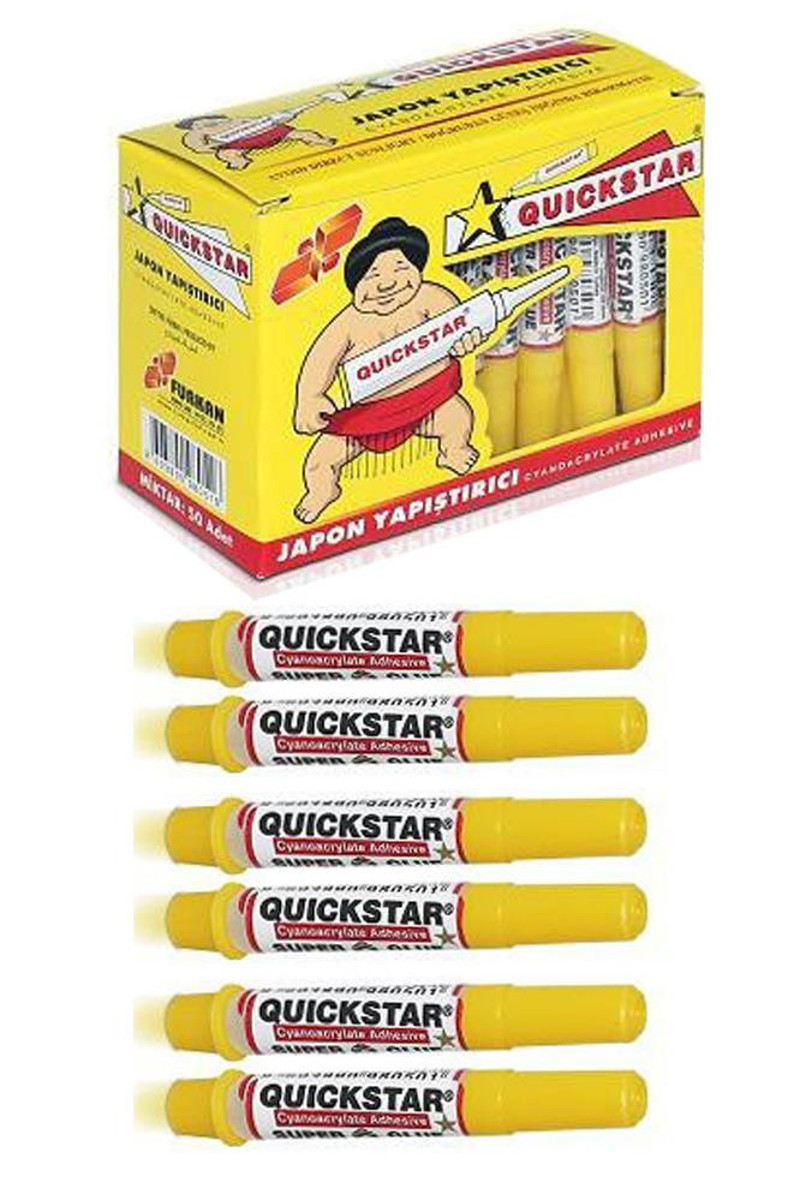 japon-yapistiricisi-quickstar-6-adet-mini-parmak-japon-yapistirici-kuvvetli-hizli-yapistirici-14-gr-6-adet-6853f0d55b996.jpg Japon Yapıştırıcısı Quıckstar 6 Adet Mini Parmak Japon Yapıştırıcı Kuvvetli Hızlı Yapıştırıcı 1.4 Gr 6 Adet - Görsel 1