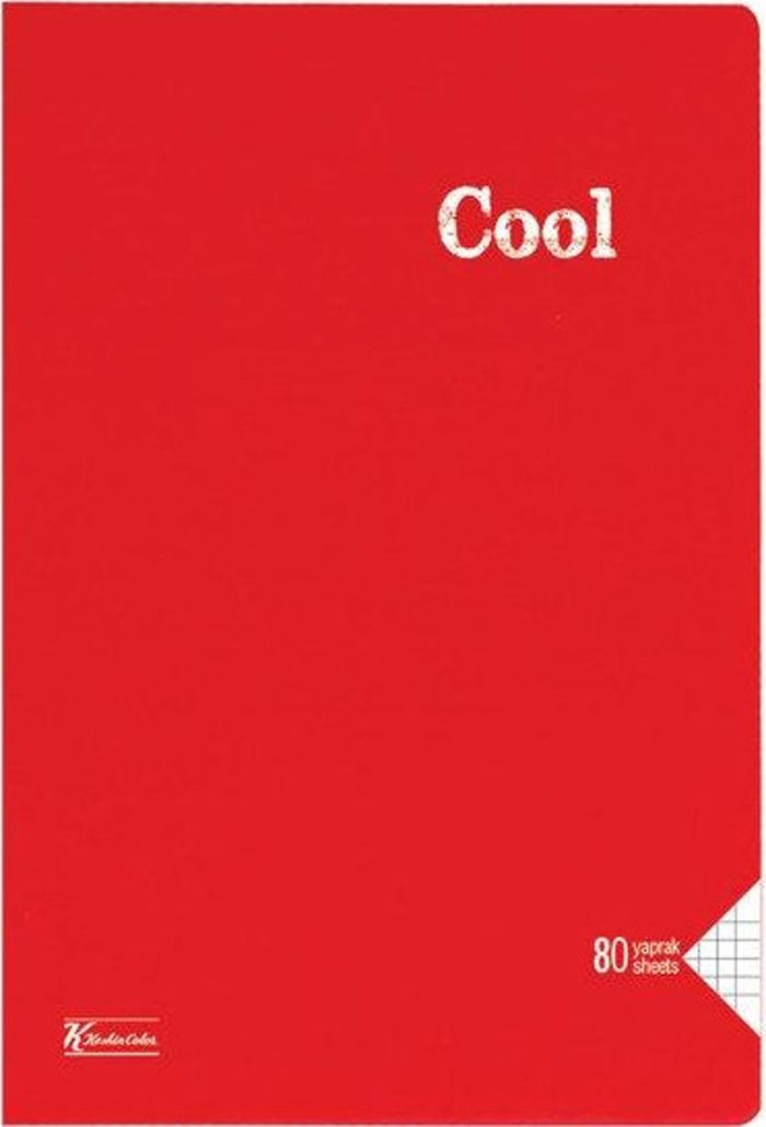 K.Color A4 80 Yp.Kareli PP Kp.Dikisli Cool Defter 321852-99 - Görsel 8