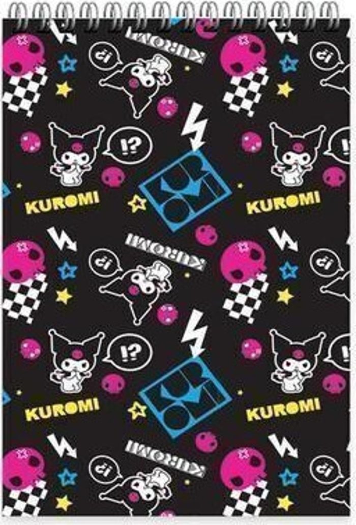Keskin Color Kuromi Bloknot Not Defteri Spiralli 1 A7 Küçük Boy 42 Yaprak Çizgili 140100-12 (48 Li Paket) - Görsel 5