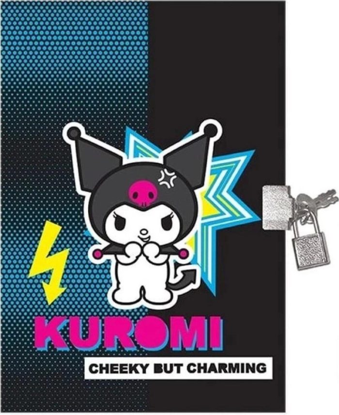 Kuromi Keskin Color 14X20 80Yp. Kilitli Hatıra Defteri Çizgili 310210 - Görsel 2