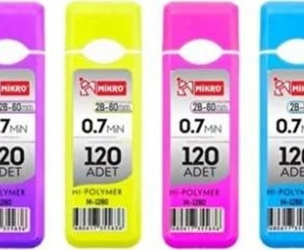 Mikro M-1260 Hi Polymer 60 Mm 0.7 Kalem Ucu 120 Li 1 Tüp