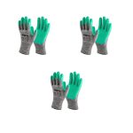 Mafel Mf-80 Camcı Yeşil Lateks İş Güvenlik Eldiven - 10/Xl - 3 Çift - Paket