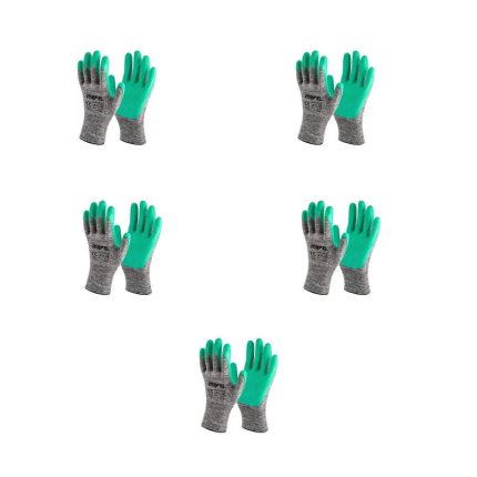 Mafel Mf-80 Camcı Yeşil Lateks İş Güvenlik Eldiven - 10/Xl - 5 Çift - Paket