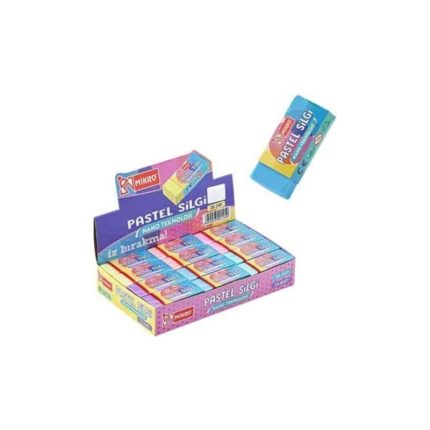 Mikro 2B-24P Pastel Soft Silgi 4 Adet