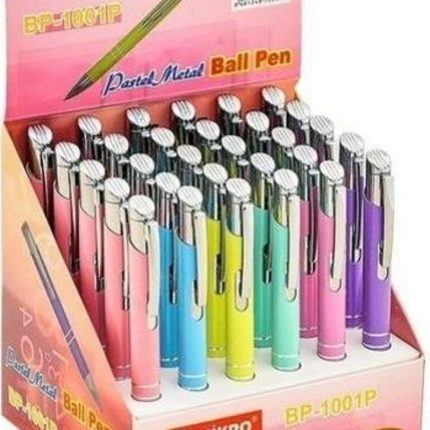MİKRO TÜKENMEZ KALEM MİNİ METAL KALEM PASTEL RENK