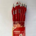 Mirado Kırmızı Kurşun Kalem Mikro Marka Basmalı Otomatik 2.0 Mm.48'Li Paket