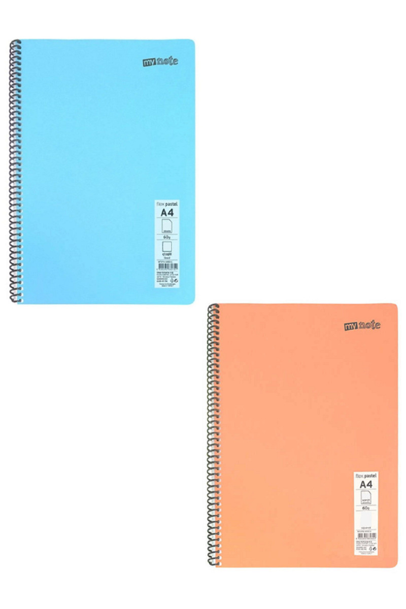 mynote-defter-okul-defteri-spiralli-telli-pp-kapak-a4-2-adet-farkli-renklerde-60-sayfa-kareli-2-adet-69f86ff7f3349.jpg Mynote Defter Okul Defteri Spiralli Telli Pp Kapak A4 2 Adet Farklı Renklerde - 60 Sayfa Kareli ( 2 Adet ) - Görsel 1