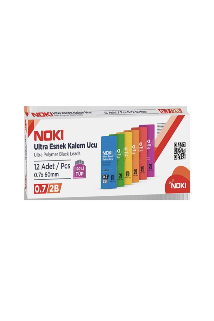 Noki 5 Adet Min Versatil Kalem Ucu 2B 0,7 60 Mm 120 Li Tüp - Görsel 3