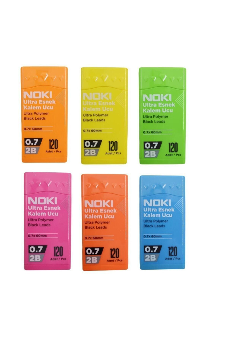 noki-ultra-esnek-2b-07-kalem-ucu-min-120li-6-tup-6839537c5b42b.jpg Noki Ultra Esnek 2B 0.7 Kalem Ucu Min 120'Li 6 Tüp - Görsel 1
