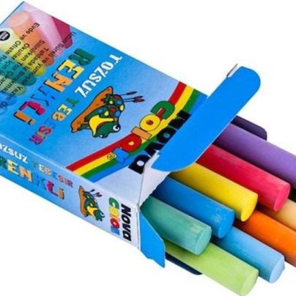 Nova Color TEBESIR 10 LU RENKLI TOZSUZ NC-4111 - (10 Adet)