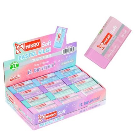 Öz Ofis Mikro Soft Pastel Renkler Silgi (1 Adet)