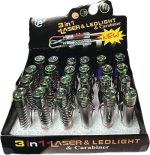 Pati_Carni 3 fonksiyonlu Led Lazer Kedi Köpek Oyuncağı Lazer Işığı AsortiKırmızı Işık - Görsel 2