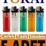 Pc Premium Center  Tokai Çarklı Çakmak 5 Adet - Çarklı - Taşlı - Siboblu