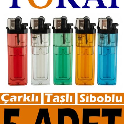 Pc Premium Center  Tokai Çarklı Çakmak 5 Adet - Çarklı - Taşlı - Siboblu