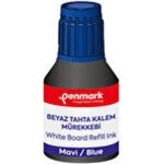 Penmark Beyaz Tahta Kalemi Mürekkebi 30Ml Mavi ( İkili)