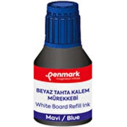 Penmark Beyaz Tahta Kalemi Mürekkebi 30Ml Mavi ( İkili)
