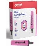 Penmark Neon Fosforlu Kalem Pembe 10 Lu