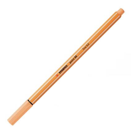 Point 88 Ince Uçlu Keçeli Kalem 0,4 Mm Pastel Turuncu