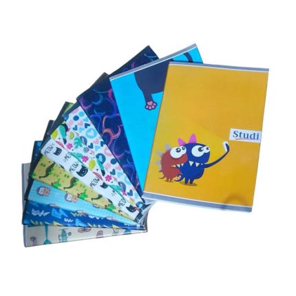 Pp Kapak A5 80 Yaprak Baskılı Kareli Defter 2 Adet