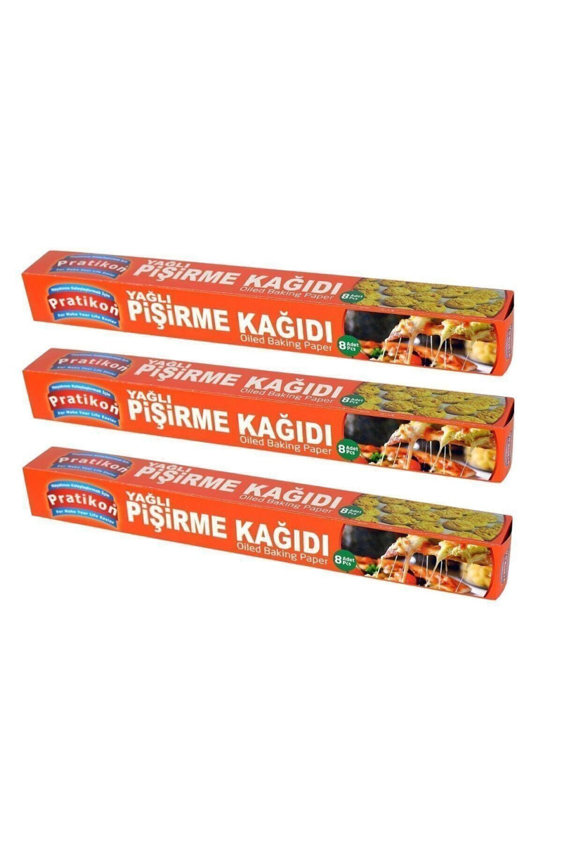 pratikon-hazir-kesilmis-yagli-pisirme-kagidi-38x33-cm-8li-x-3-adet-6a01aea7828a3.jpg Pratikon Hazır Kesilmiş Yağlı Pişirme Kağıdı 38X33 Cm 8'Li X 3 Adet - Görsel 1