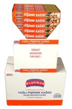 Pratikon Hazır Kesilmiş Yağlı Pişirme Kağıdı 38X33 Cm 8'Li X 3 Adet - Görsel 2