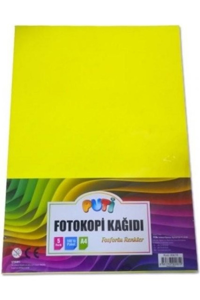 puti-a4-fosforlu-renkli-fotokopi-kagidi-100lu-5-renk-69e7d7b0e3ba7.jpg Puti A4 Fosforlu Renkli Fotokopi Kağıdı 100Lü 5 Renk - Görsel 1