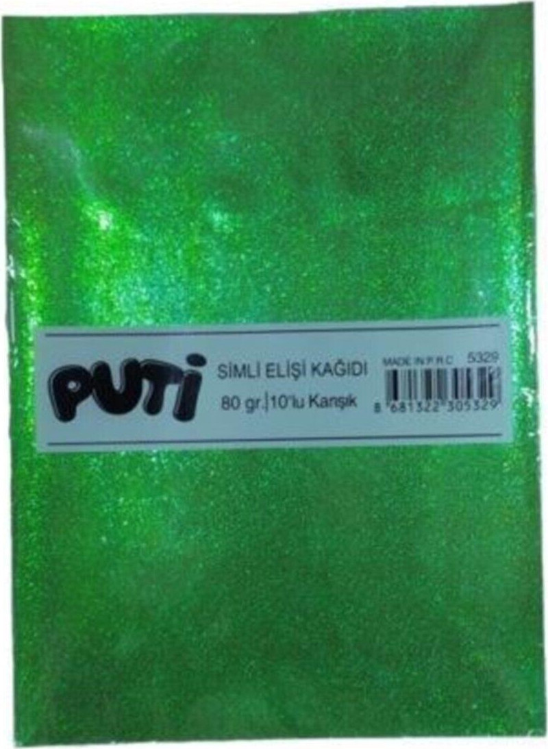 puti-a4-simli-elisi-kagidi-10-renk-80-gr-693dd39e7ac07.jpg Puti A4 Simli Elişi Kağıdı 10 Renk 80 Gr - Görsel 1