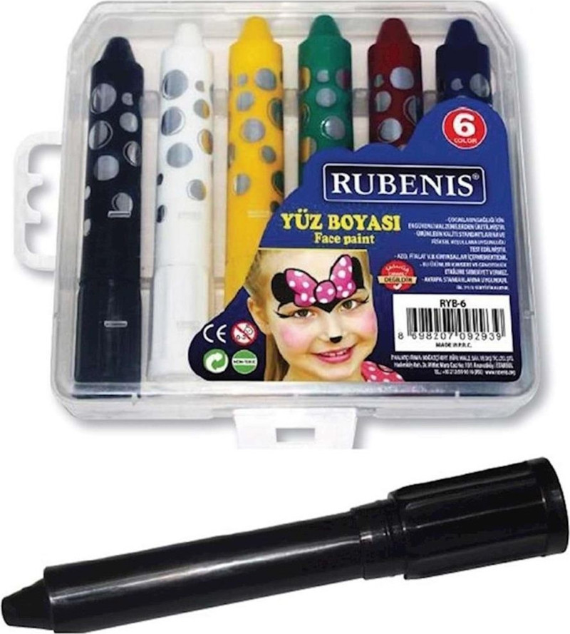 rubenis-6-li-cevirmeli-yuz-boyasi-66c6ffe0451b0.jpg Rubenis 6 Lı Çevirmeli Yüz Boyası - Görsel 1