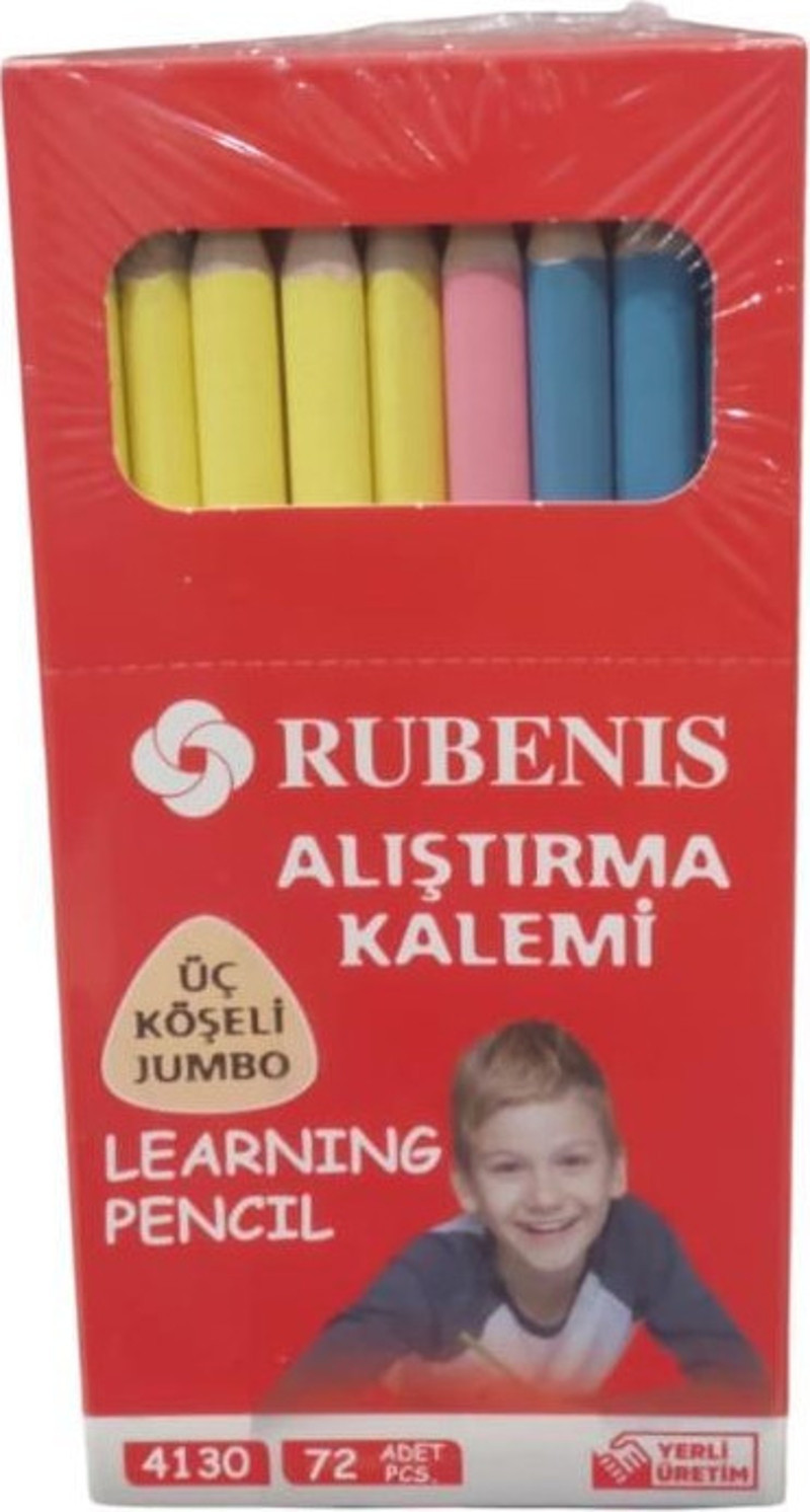 rubenis-alistirma-kalemi-kursun-kalem-4130-72-li-paket-68a73eb0931e5.jpg Rubenis Alıştırma Kalemi - Kurşun Kalem 4130 (72 Li Paket) - Görsel 1