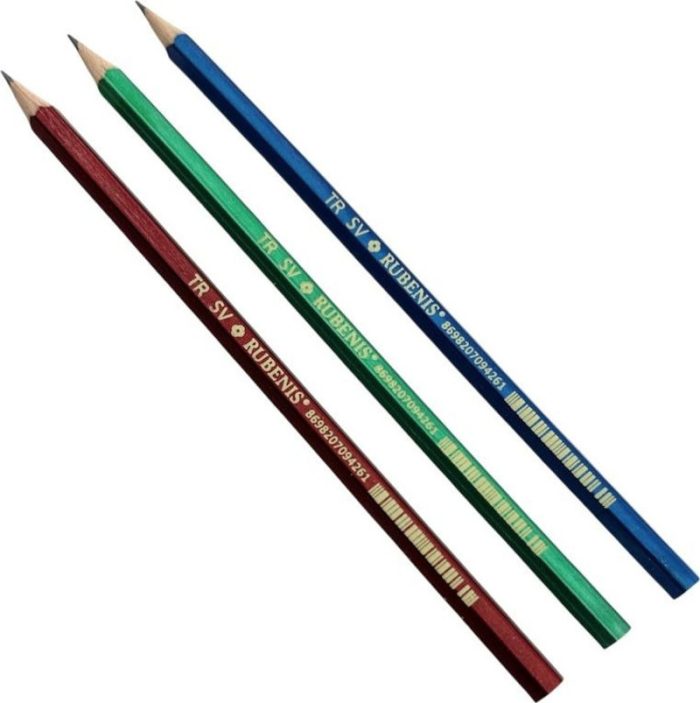 Rubenis Kurşun Kalem Mercanlı HB 2130 (12 Li Paket) - Görsel 3