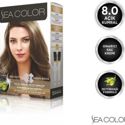 Sea Color 8.0  Açık Kumral Set Boya