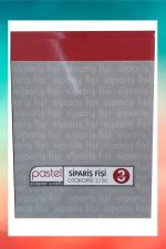 Pastel Sipariş Fişi 2/50 (A5) Ölçüsü: 14x20 Cm, Otokopili 1 Asıl 1 Suret 2 Nüsha (6 DÜZİNE) 72 Adet - Görsel 6