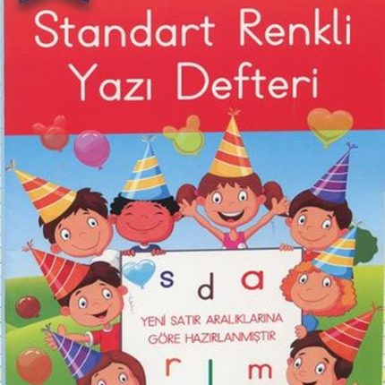 Standart Renkli Yazı Defteri