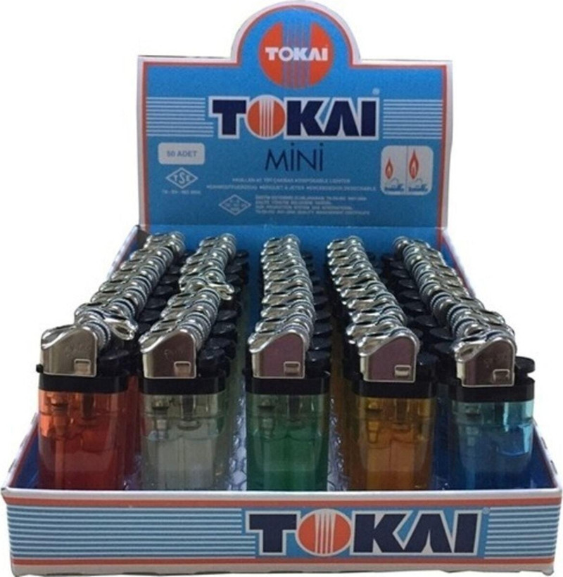 tokai-mini-kullan-at-tipi-cakmak-50-adet-68d5ca8553dad.jpg Tokai Mini / Kullan - At Tipi Çakmak 50 Adet - Görsel 1