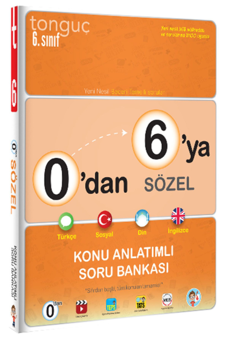 tonguc-6-sinif-0-dan-6-ya-sozel-konu-anlatimli-soru-bankasi-tonguc-akademi-65d7a0a34259b.jpg Tonguç 6. Sınıf 0 dan 6 ya Sözel Konu Anlatımlı Soru Bankası Tonguç Akademi - Görsel 1