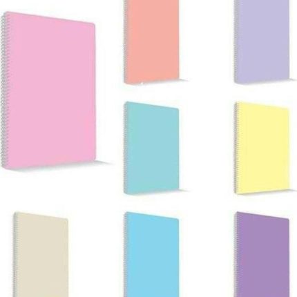 Umur Umix My Note Flex Pastel A4 60 Yaprak Kareli Spiralli Plastik Kapak
